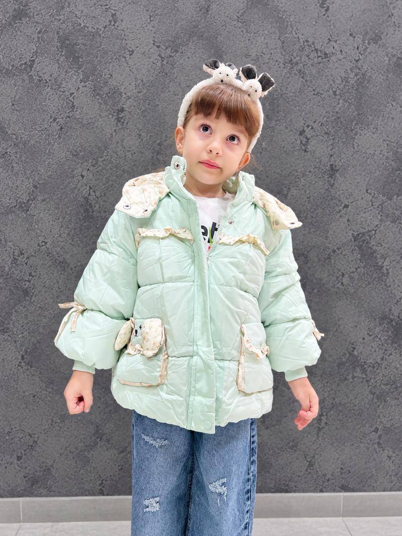 کاپشن وارداتی بچگانه با رویه سیلیکونی و داخل الیاف